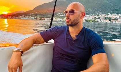 El exboxeador y streamer Andrew Tate