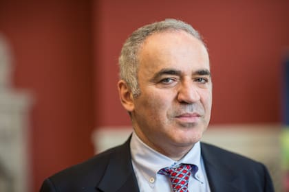 El excampeón mundial de ajedrez Gary Kasparov