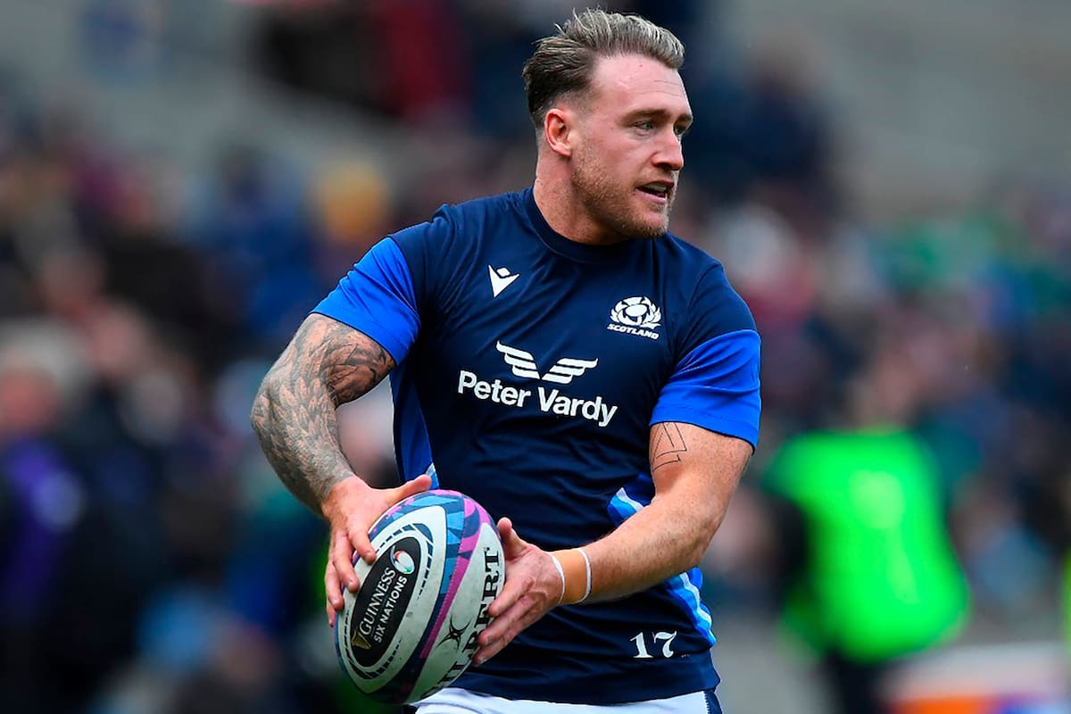 El excapitán de la selección escocesa de rugby Stuart Hogg