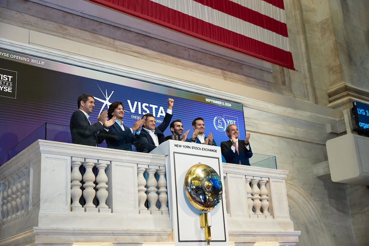 El exCEO de YPF Miguel Galuccio celebra los cinco años de su firma, Vista, en Wall Street