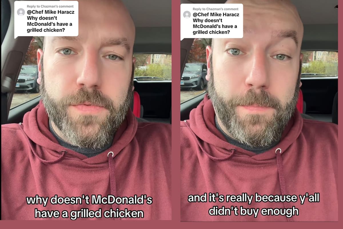 El exchef corporativo de McDonald’s, Mike Haracz, compartió en sus redes sociales las razones detrás de la decisión de la cadena de discontinuar un producto del menú (TikTok/@chefmikeharacz)