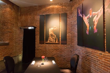 El exclusivo espacio del Corral en donde se sirve la cena degustación, para solo ocho personas cada noche.
