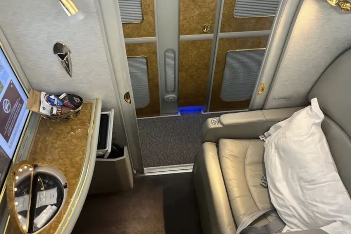 El exclusivo interior del Airbus A380 de Emirates