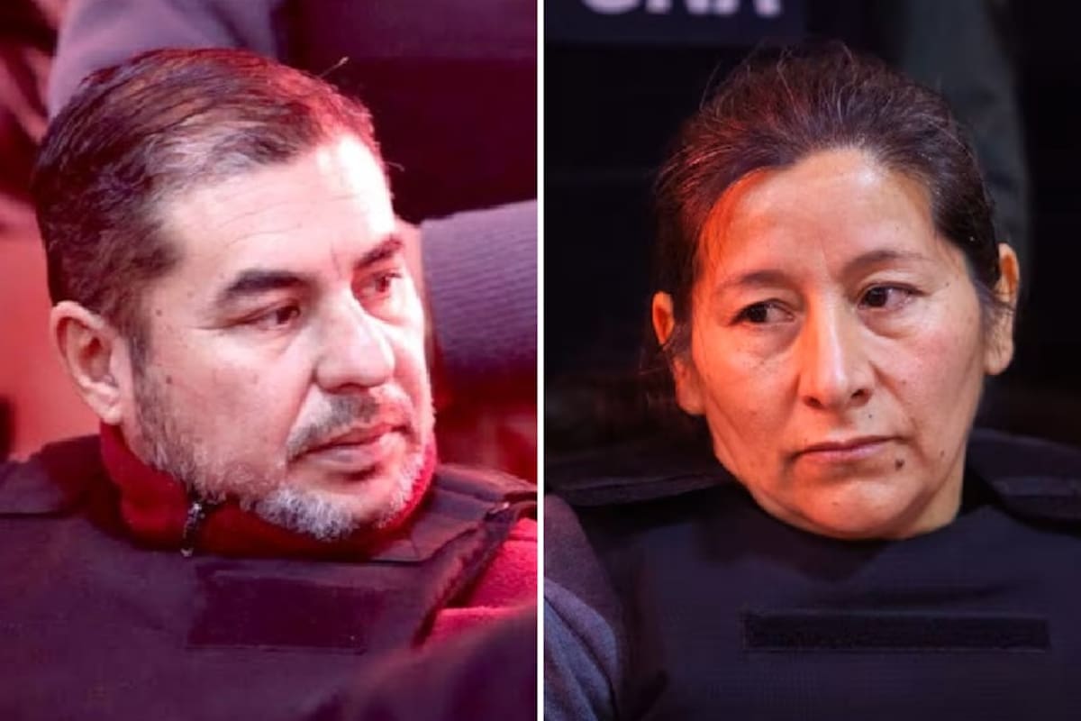 El excomisario Walter Maciel y Laudelina Peña, tía de Loan