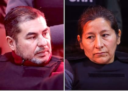 El excomisario Walter Maciel y Laudelina Peña, tía de Loan