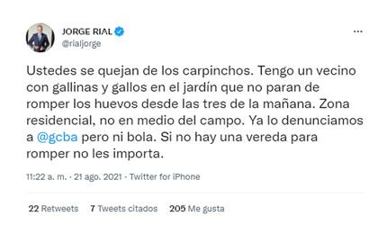 El exconductor de TV Nostra hizo una denuncia pública sobre un conflicto con sus vecinos