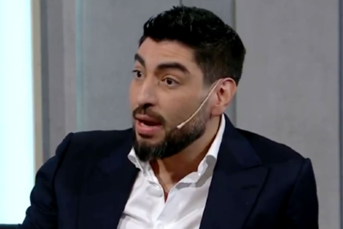 El exdiputado nacional y sindicalista, Facundo Moyano, durante una entrevista