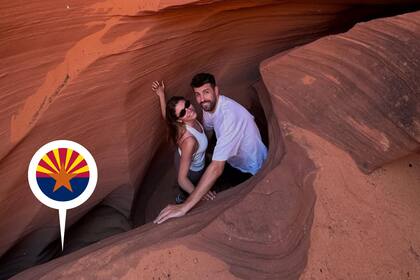 El exfutbolista Gerard Piqué y su novia Clara Chía vacacionan en un popular destino turístico de Arizona, Estados Unidos (Instagram / @3gerardpique - Arizona flag / Lanksydesign)