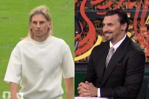 El inesperado comentario de Ibrahimovic sobre el look de Beccacece que hizo reír a todos
