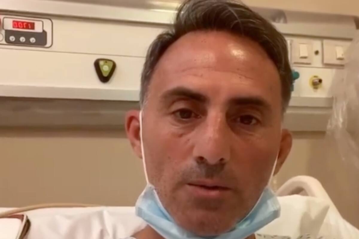 El exfutbolista y comentarista Diego Latorre se encuentra en observación en la Clínica De los Arcos por un cuadro de neumonía leve