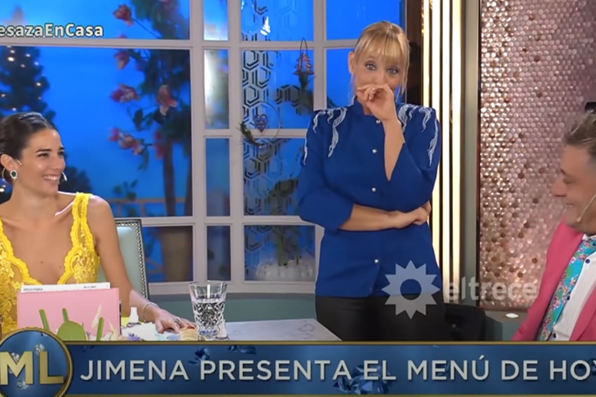 El exfutbolista y la cocinera tuvieron un candente cruce en el programa de Juana Viale. Fuente: El Trece