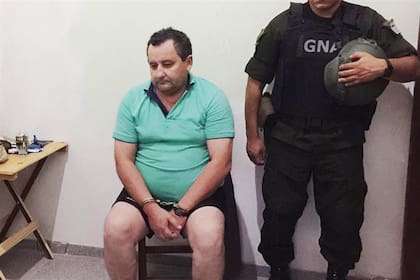 El exintendente Natividad Roger Terán, en el momento de ser detenido por su participación en una red narco; hoy fue liberado