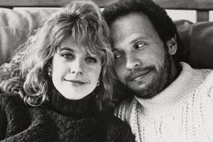 Una fotografía promocional del film de 1989 en la que Crystal luce un suéter similar al que lleva en la fotografía que compartió en las redes