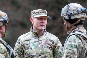 El exjefe del Estado Mayor del Ejército, general Randy George
