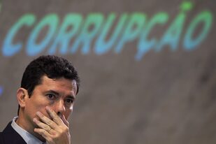 El exjuez Sergio Moro ganó notoriedad internacional por liderar la investigación conocida como Operación Lava Jato
