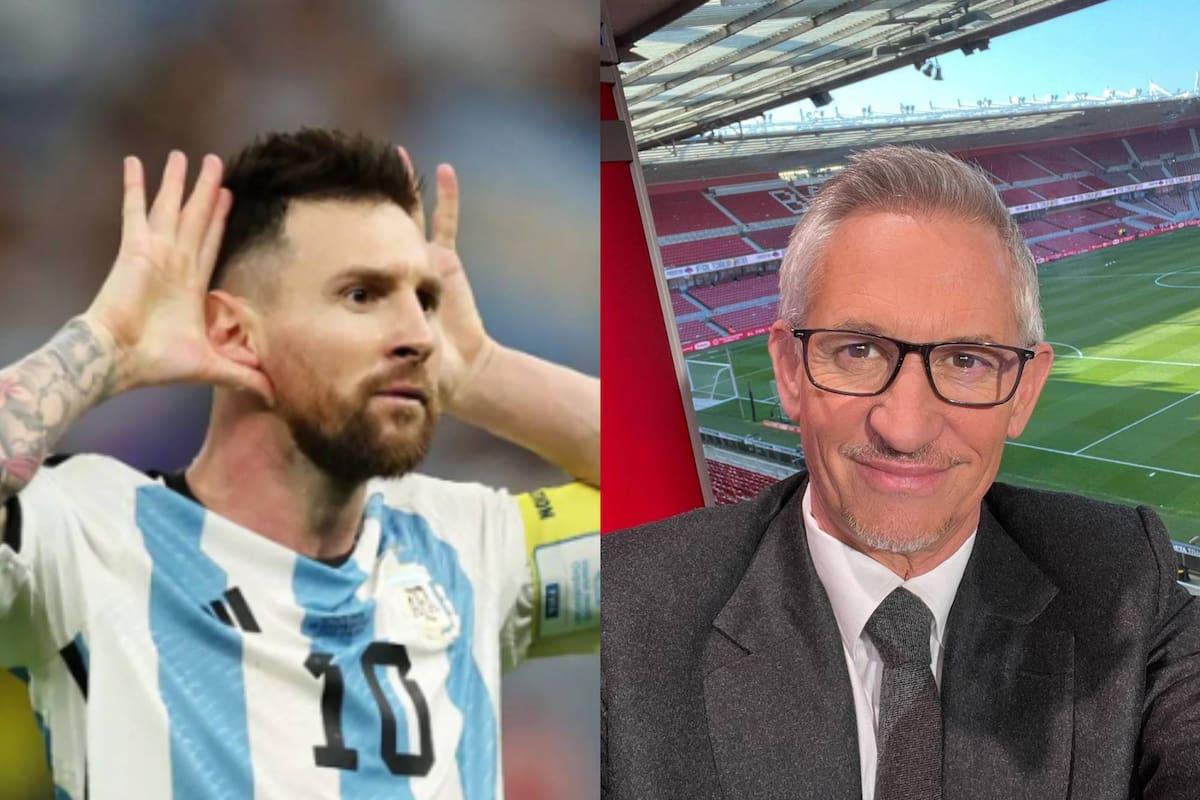 El exjugador halagó al capitán argentino Foto Instagram @afaseleccion / @garylineker)