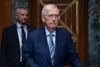 El exlíder del Senado Mitch McConnell está hospitalizado