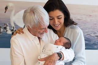 Bernie Ecclestone fue padre a los 89 años y ya piensa en tener otro hijo