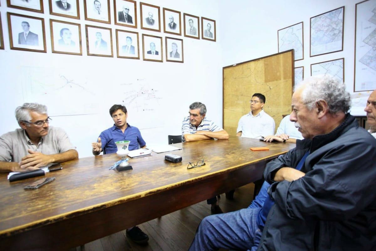 El exministro estuvo en la sede de la Rural de Bragado