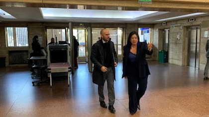 El exministro Martín Guzmán en Comodoro Py