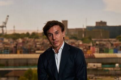 El exministro porteño Roberto García Moritán en el edificio El Rulero