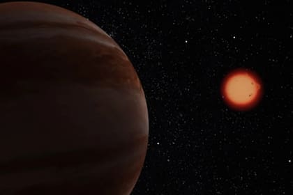 El exoplaneta ubicado fuera del Sistema Solar (Foto: Instituto de Astronomía de la UNAM)
