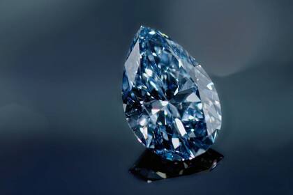 El exótico diamante azul es de 11,16 quilates