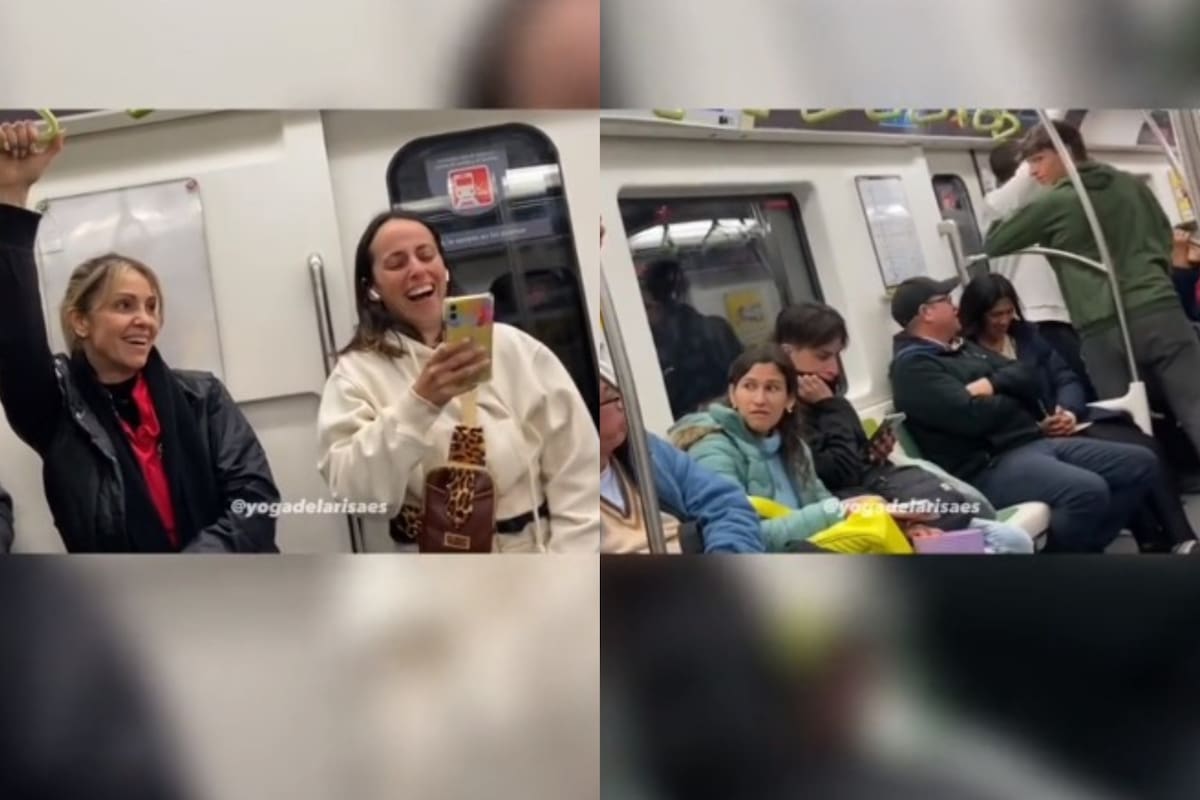 El experimento social fue realizado en la línea A de subte