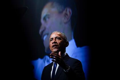 El expresidente Barack Obama en un evento en Las Vegas, el 8 de enero del 2022. (Foto AP/Susan Walsh)