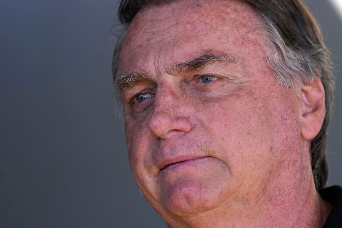 El expresidente brasileño Jair Bolsonaro en Brasilia el 5 de julio del 2024.