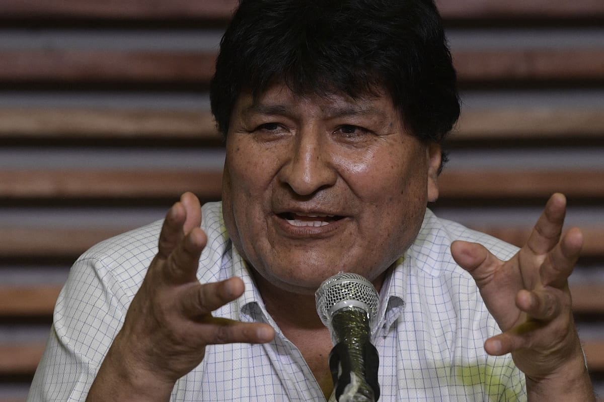 El expresidente de Bolivia Evo Morales