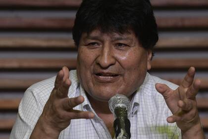 El expresidente de Bolivia Evo Morales