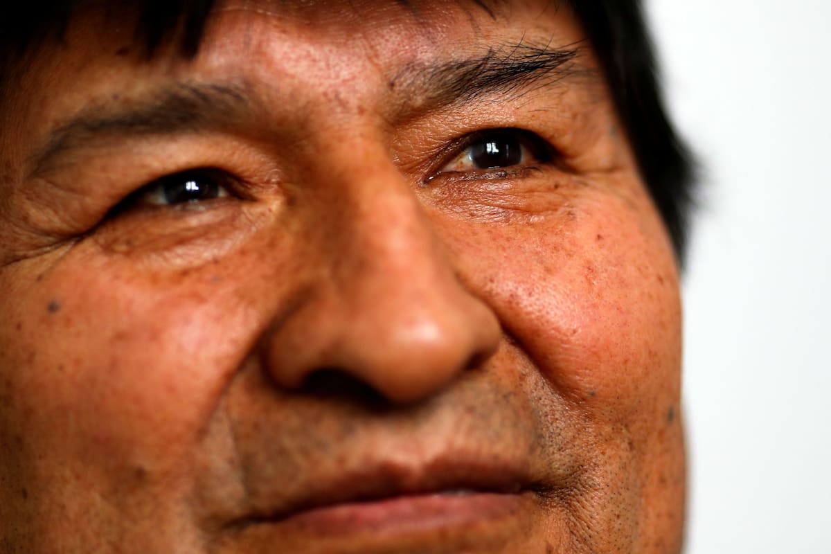 El expresidente de Bolivia Evo Morales