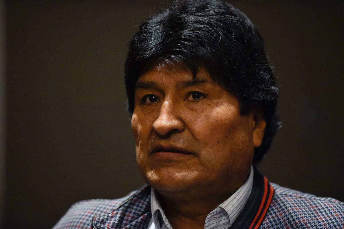 El expresidente de Bolivia Evo Morales