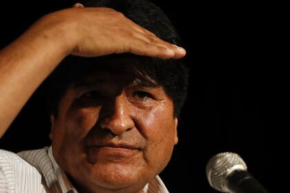 El expresidente de Bolivia, Evo Morales