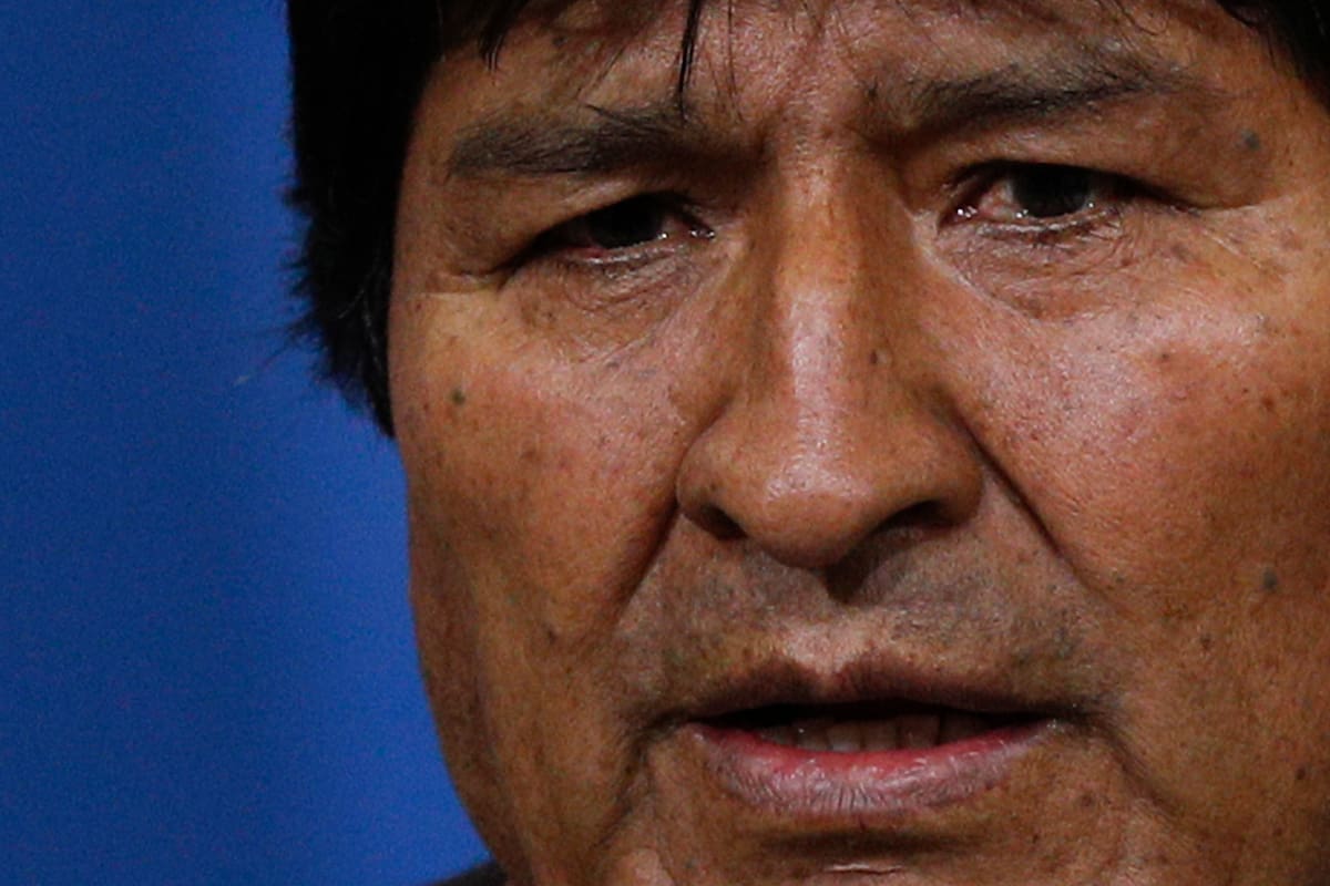 El expresidente de Bolivia, Evo Morales