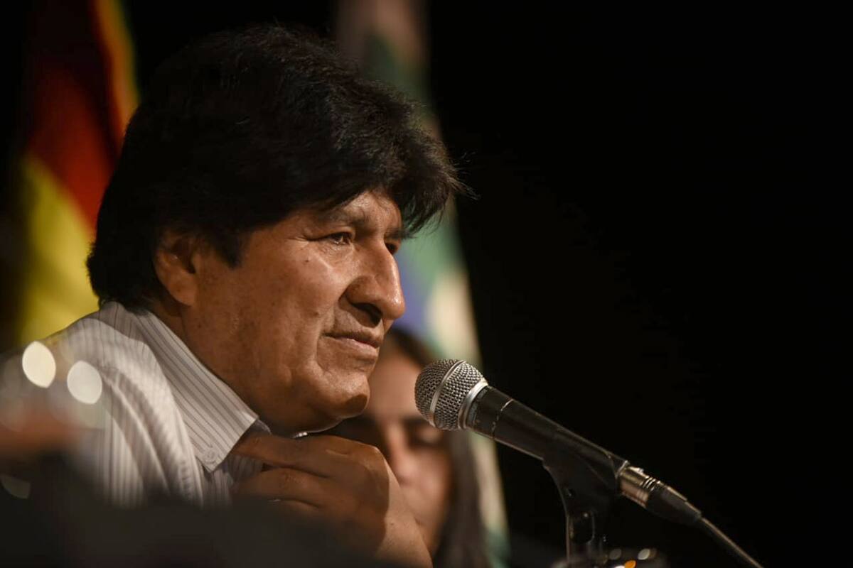 El expresidente de Bolivia, Evo Morales