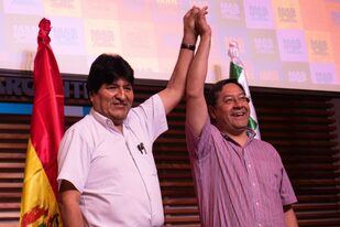 Evo Morales y Luis Arce, en tiempos mejores
