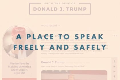 El expresidente de EE.UU. indicó que se trata de un espacio en que las personas podrán hablar con libertad y seguridad