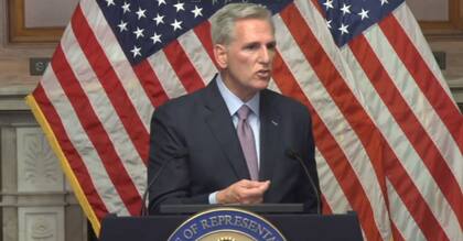 El expresidente de la Cámara de Representantes de EE.UU, Kevin McCarthy