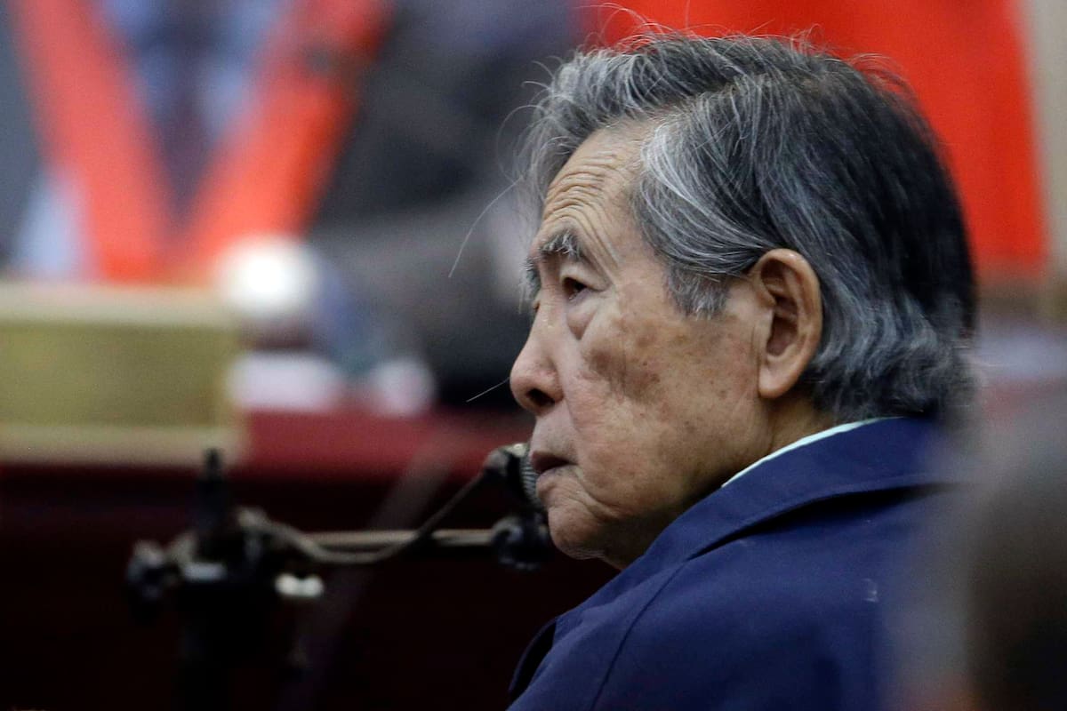 El expresidente de Perú Alberto Fujimori.
