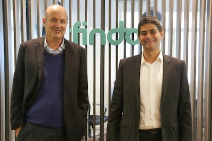 El expresidente del Banco Central junto a Diego Varela, de Findo
