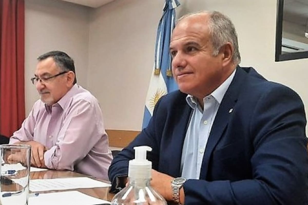 El expresidente del Senasa, Carlos Paz, y el exvicepresidente, Carlos Milicevic