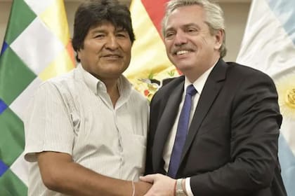 Evo Morales y Alberto Fernández se reunieron en Olivos