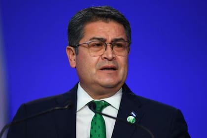 El expresidente Juan Orlando Hernández