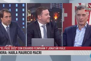 El expresidente Mauricio Macri comenzó su diálogo con Eduardo Feinmann y Jonatan Viale con referencias al superclásico jugado el último domingo