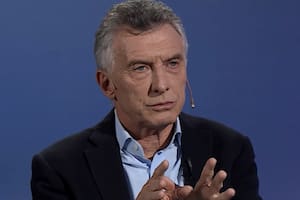 El expresidente Mauricio Macri durante su entrevista con Jonatan Viale