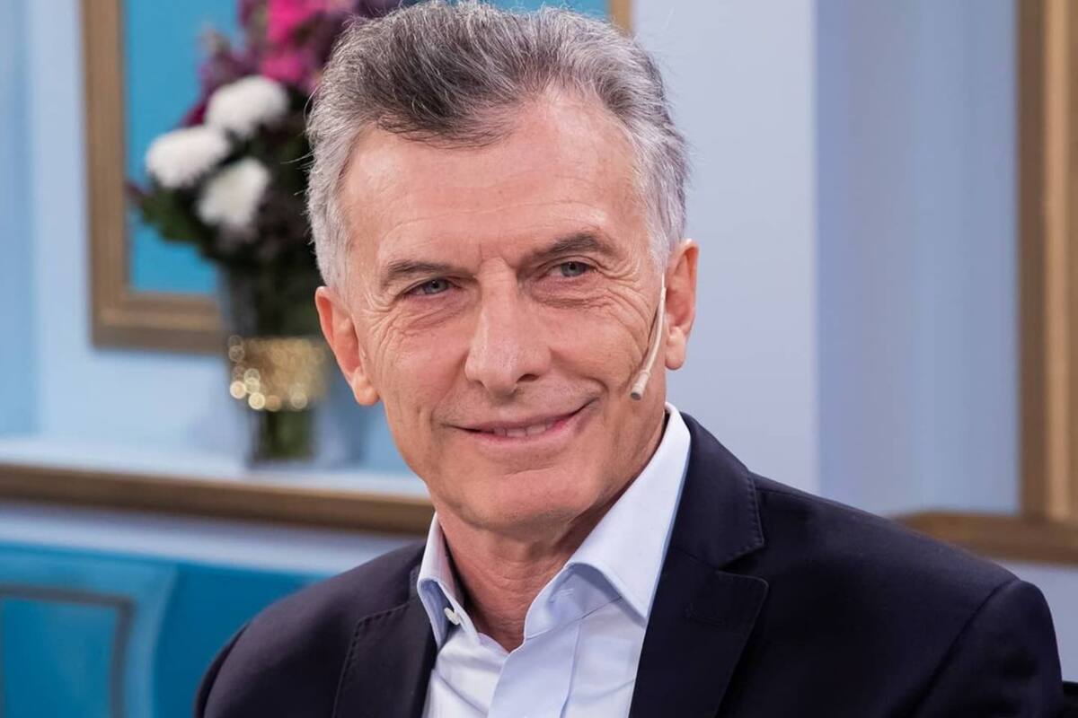 El expresidente Mauricio Macri en el programa de Juana Viale