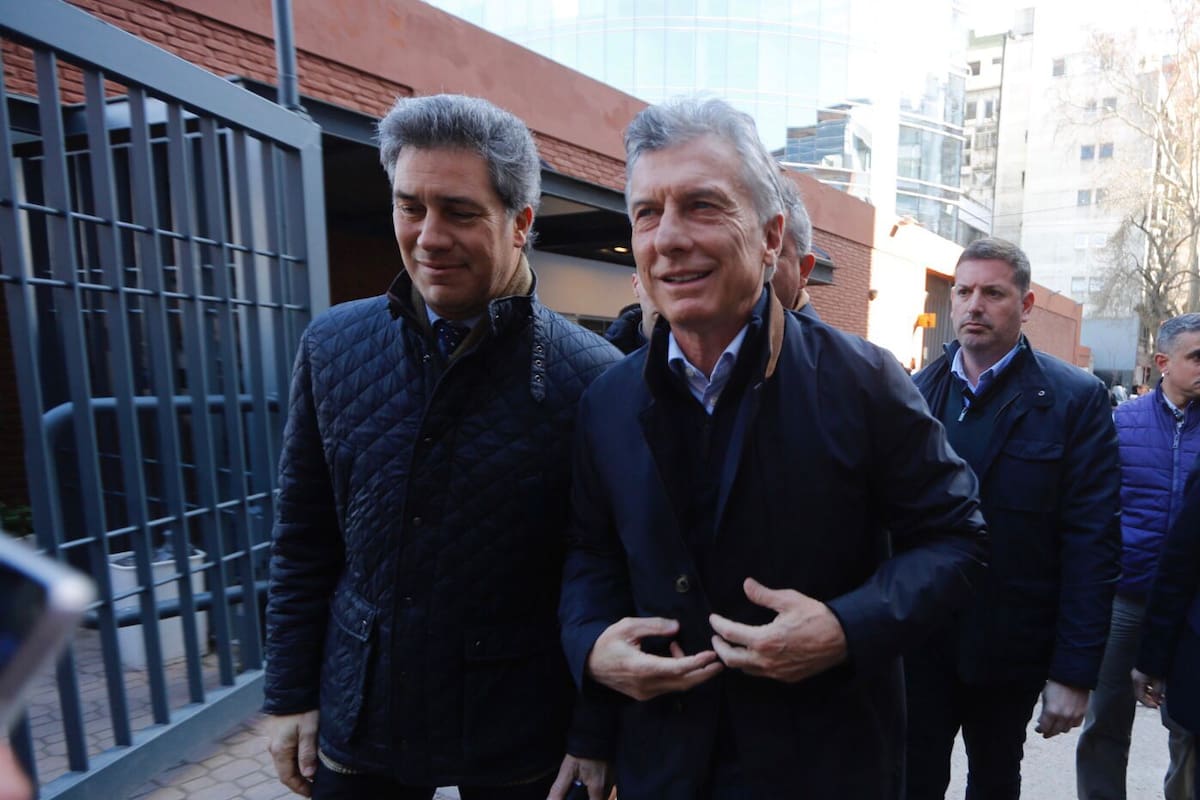 El expresidente Mauricio Macri, en la Rural