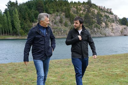 El expresidente Mauricio Macri junto a Ignacio Torres